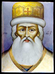 Митрополит Иона Сысоевич (миниатюра - финифть)