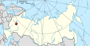 Ростов Великий на карте Российской Федерации